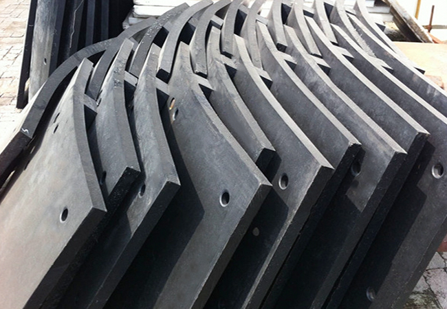 Revestimiento para Molino de Bolas en Acero al Manganeso Estándar